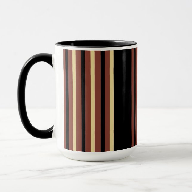 Schwarzer Strickkaffee Tasse Cup (Links)