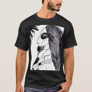 Schwarzer Sun-T - Shirt