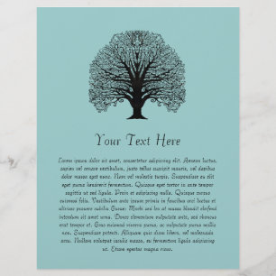 Schwarzer Swirl Flyer