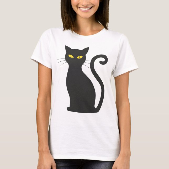 Schwarzer T - Shirt (Vorderseite)