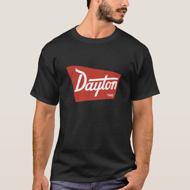 Schwarzer T - Shirt Daytons (Vorderseite)