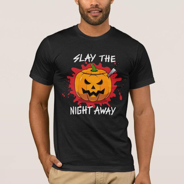 Schwarzer T - Shirt der Nacht (Vorderseite)