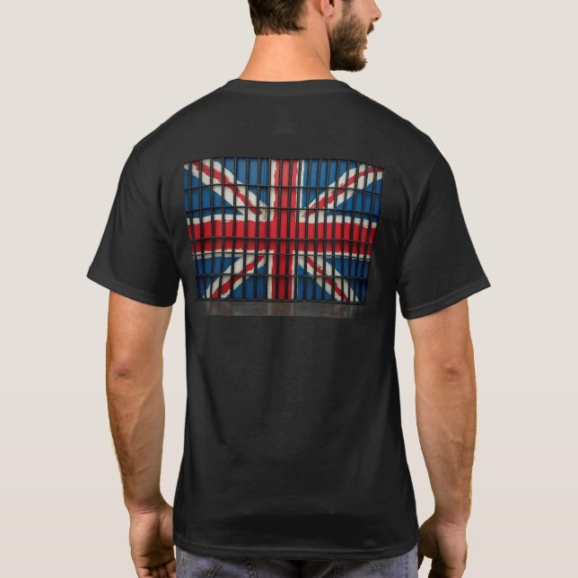 Schwarzer T - Shirt in New UK (Rückseite)
