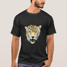Schwarzer T - Shirt mit Tiger