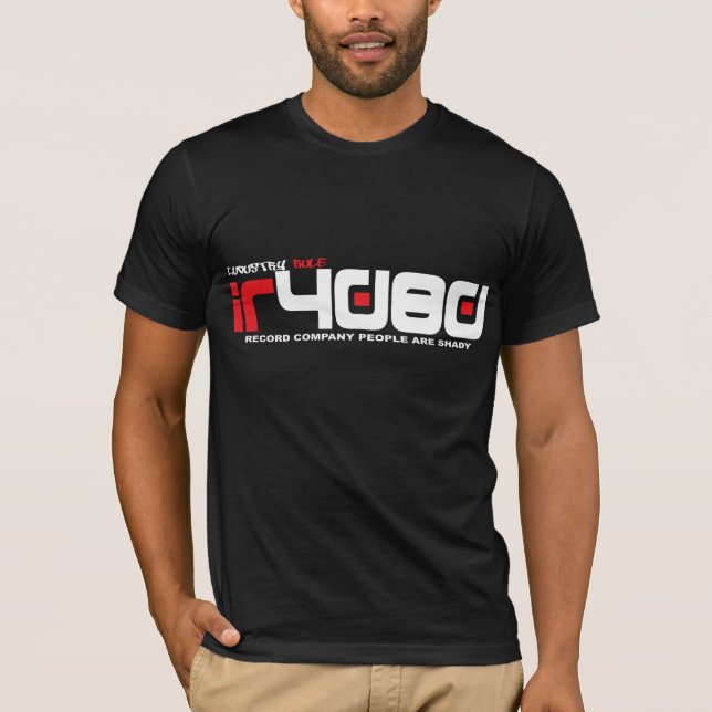 (Schwarzer) T-Shirt-T - Shirt der (Vorderseite)