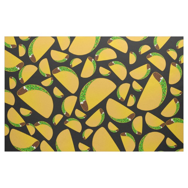 Schwarzer Tacos Stoff (Yard (91,4 cm))