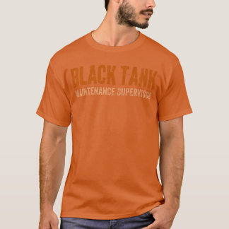 Schwarzer Tankwartungsleiter Lustige Väter Da T-Shirt