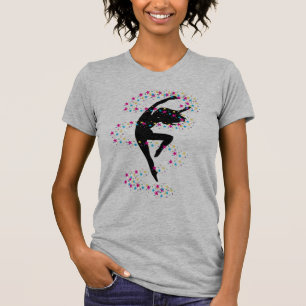 Schwarzer Tänzer u. Stern-T - Shirt