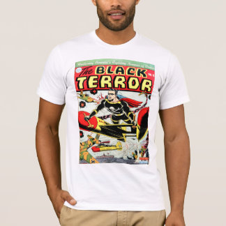 SCHWARZER TERROR Coole Vintage-Comicbook-Cover-Art T-Shirt