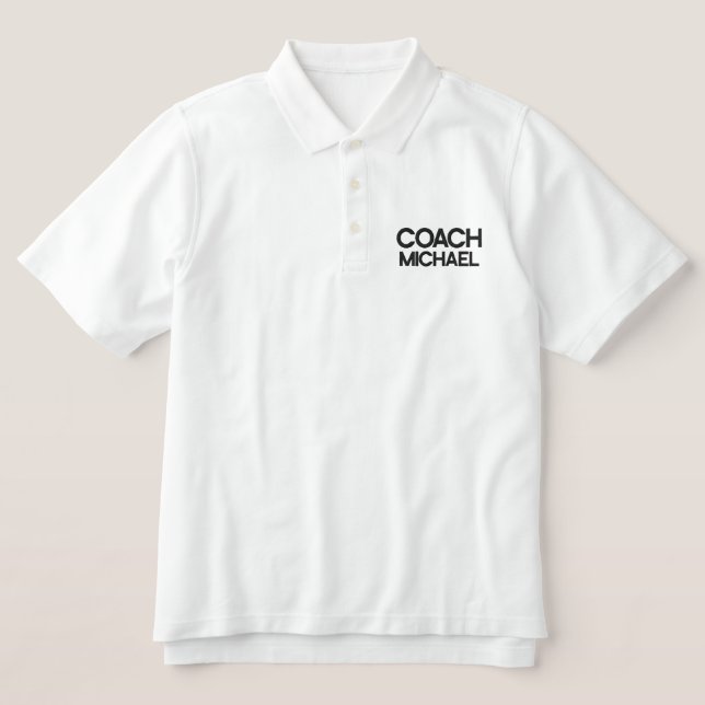 Schwarzer Text-Coach (Design Front)
