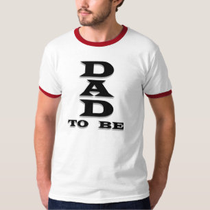 Schwarzer Text-Vater zum zu sein T-Shirt