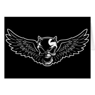 Schwarzer Todesschädel