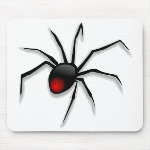 Schwarzer Todesspinne Mousepad