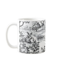 Schwarzer Toile-Abdruck