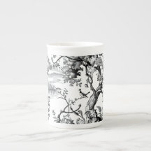 Schwarzer Toilettenpapierdruck Spezialbecher
