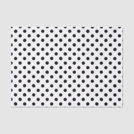 Schwarzer Tupfen Seidenpapier