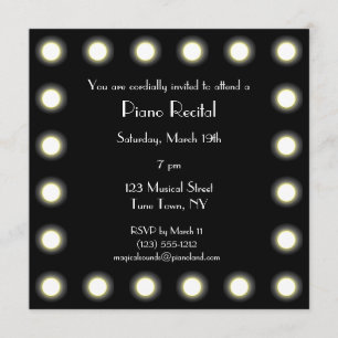 Schwarzer u. weißer einladung