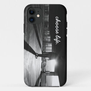 Schwarzer u. weißer Longboarding iPhone 5/5S Case-Mate iPhone Hülle