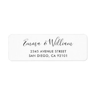 Schwarzer u. weißer Minimalistischer