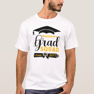 Schwarzer und gelber Text Benutzerdefiniert Mens W T-Shirt