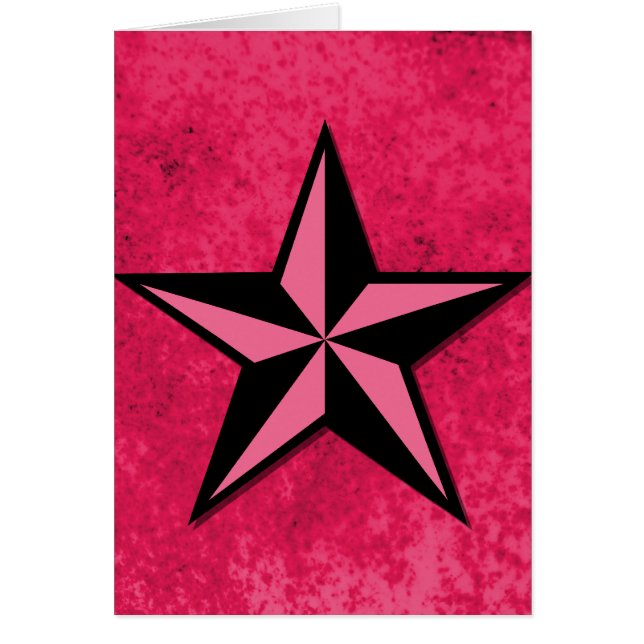 Schwarzer und rosa Star (Vorne)