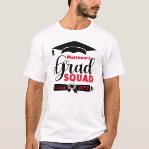 Schwarzer und roter Text - Benutzerdefinierte Mens T-Shirt