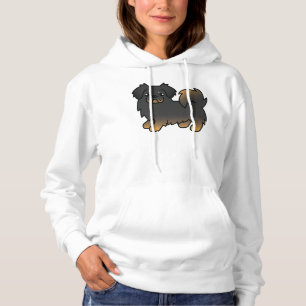 Schwarzer und Tan Tibetischer Spanier Niedlicher C Hoodie