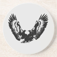 Schwarzer und weißer Adler