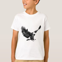 Schwarzer und weißer Adler