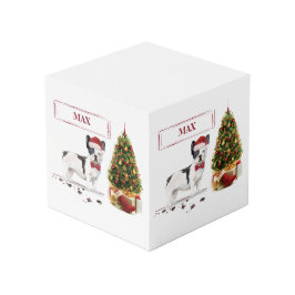 Schwarzer und weißer Bulldogge Würfel