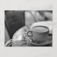 Schwarzer und weißer Kaffee