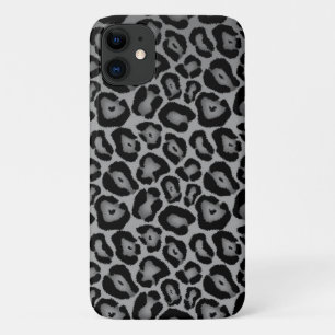 Schwarzer und weißer Leopard Case-Mate iPhone Hülle
