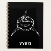 Schwarzer und weißer Stamm Großer Weißer Hai