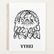 Schwarzer und weißer Stammesadler