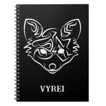 Schwarzer und weißer Stammesfuchs