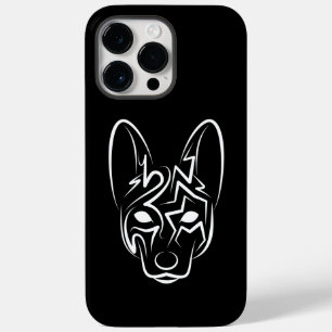 Schwarzer und weißer Stammhund Case-Mate iPhone 14 Pro Max Hülle