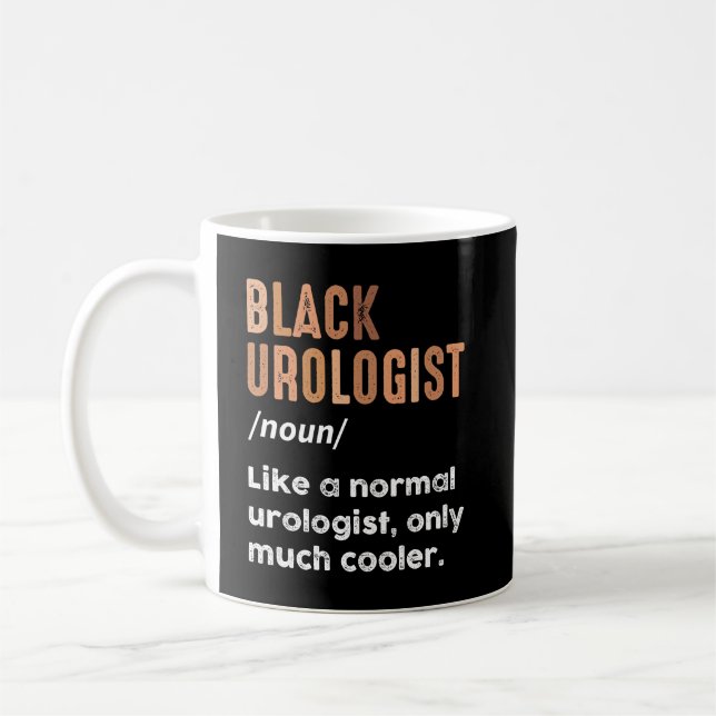 Schwarzer Urologe Definition Funny Urology Doktor Kaffeetasse (Links)