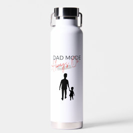 Schwarzer Vater Modus immer auf Wasserflasche Trinkflasche