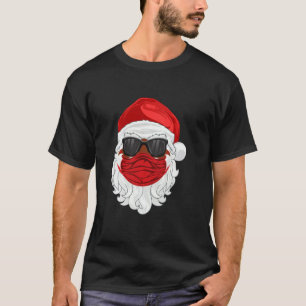 Schwarzer Vater Weihnachten 2020 Weihnachtsmann Ge T-Shirt