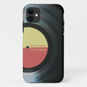 Schwarzer Vinylaufzeichnungs-Effekt auf iPhone 5 Case-Mate iPhone Hülle