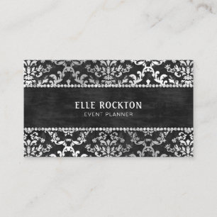 Schwarzer Visitenkarte