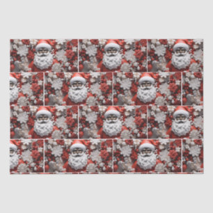Schwarzer Weihnachtsmann, Melanin Weihnachten, Ugl Seidenpapier