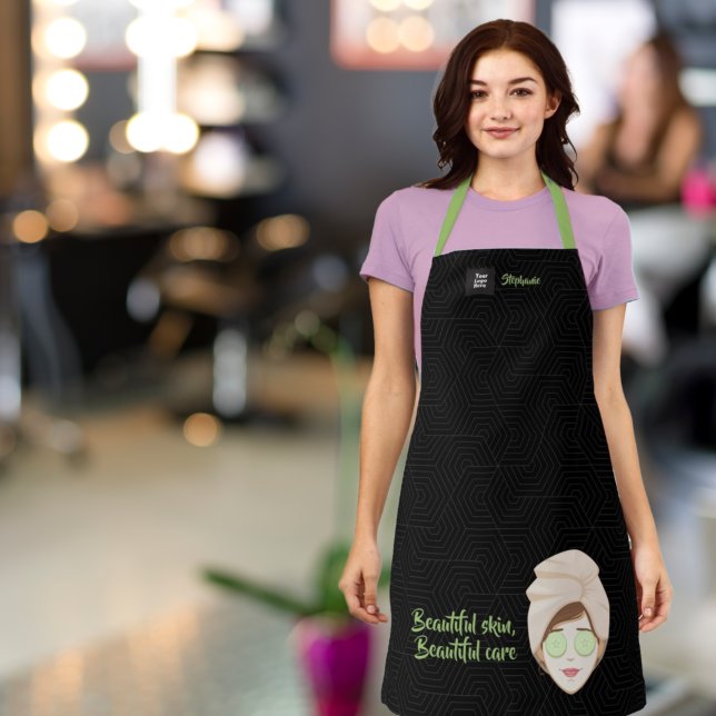 Schwarzer Wellness-Center Schürze (Von Creator hochgeladen)