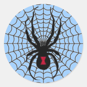 Schwarzer Widow Spider Sticker