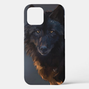 Schwarzer Wolf Case-Mate iPhone Hülle