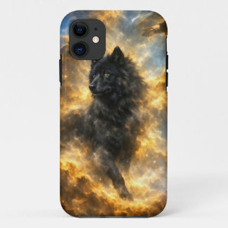 Schwarzer Wolf Case-Mate iPhone Hülle
