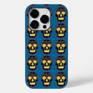 Schwarzer Zucker-Schädel Case-Mate iPhone 14 Pro Hülle