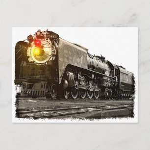 Schwarzer Zug 8444 Postkarte