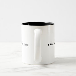 Schwarzes 11 Zwei-Ton 0z Tasse