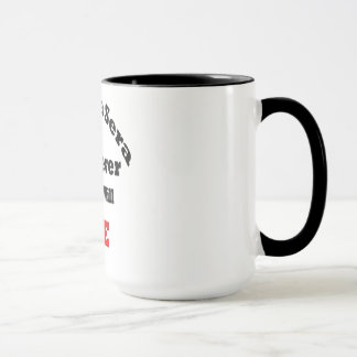 Schwarzes 15 Unze-Wecker Tasse-que Serumseren Tasse